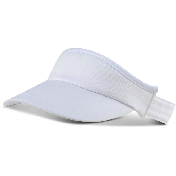 K-UP Zonneklep - volwassenen - wit - Katoen - verstelbaar