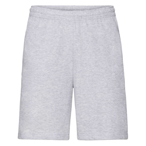 Fruit of the Loom Sweatshort - grijs - voor heren - katoen/polyester