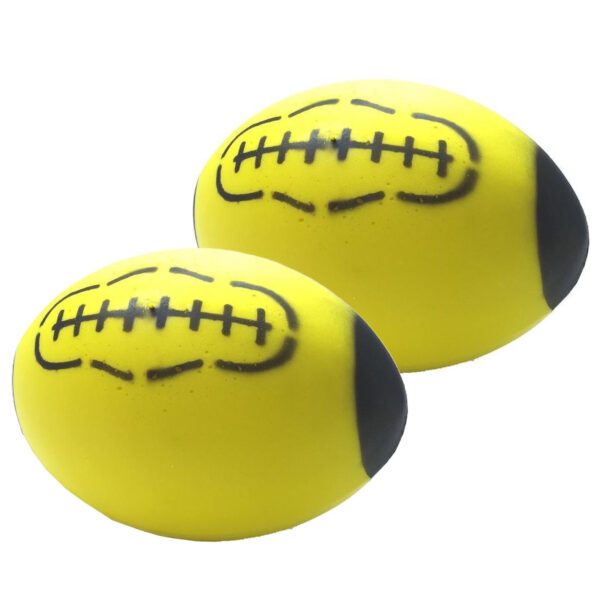 Foam rugby bal 24 cm - 2x - sport ballen - American football - schuimrubber
