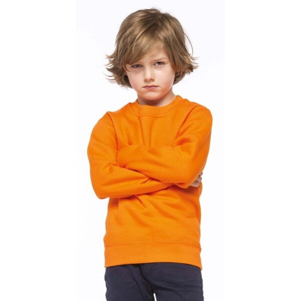 Oranje katoenmix sweater voor kinderen - koningsdag/sport