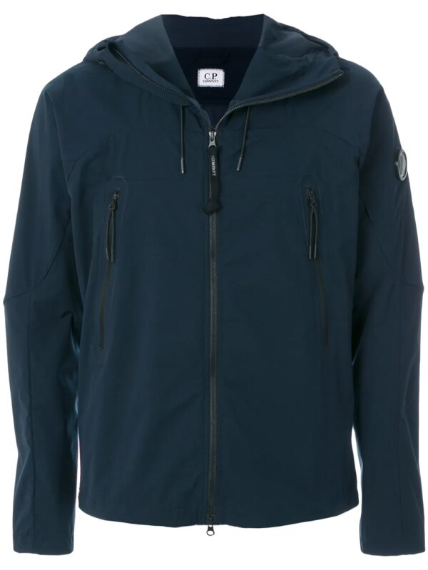 C.P. Company hooded wind breaker jacket - Bleu