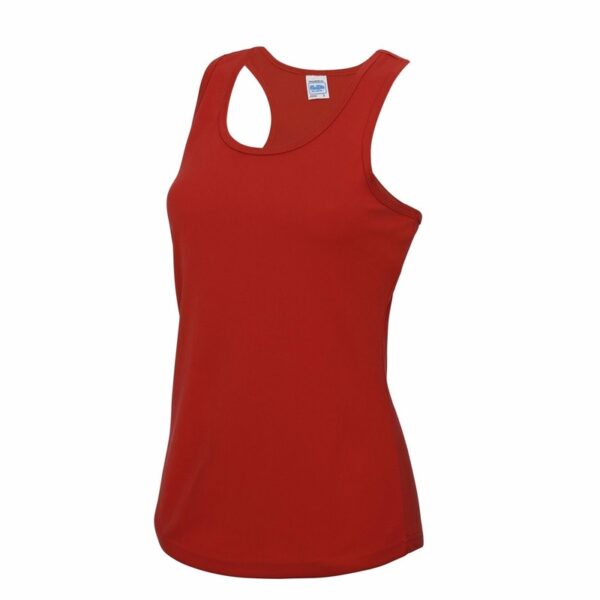 AWDis sport singlet voor dames - rood - mouwloos shirtje