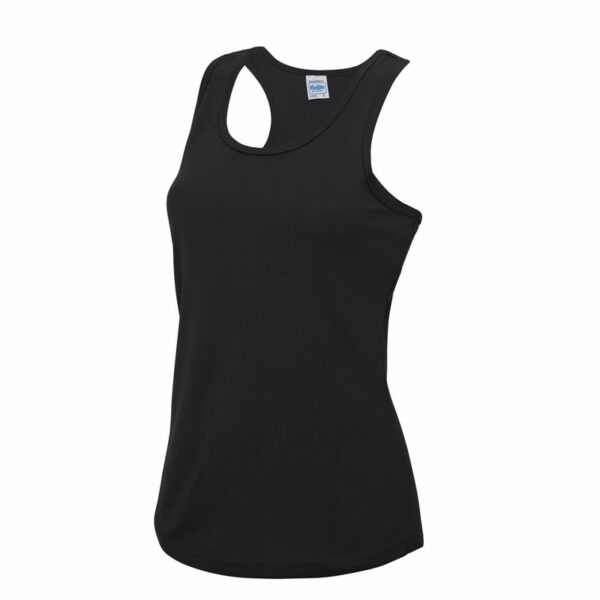 AWDis sport singlet voor dames - zwart - mouwloos shirtje