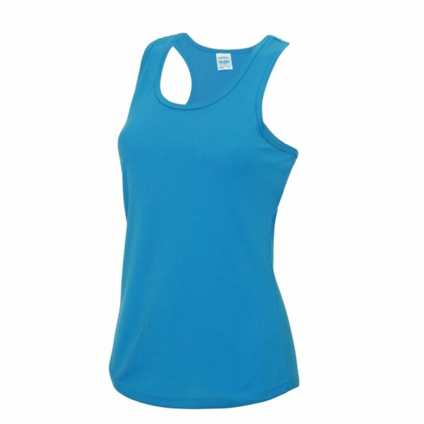 AWDis sport singlet voor dames - blauw - mouwloos shirtje