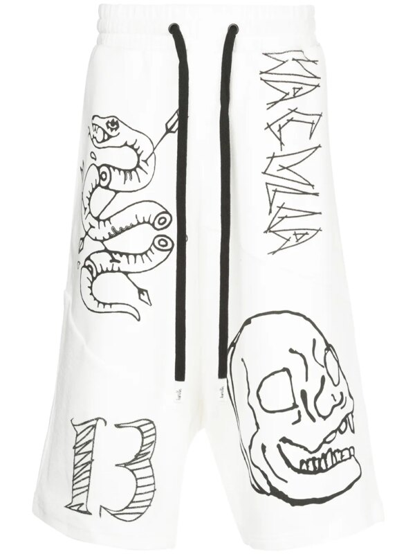 Haculla short Mixed Mania - Blanc