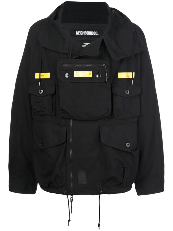 Neighborhood tactical multi-pocket jacket - Noir