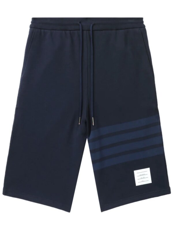 Thom Browne short de sport à 4 bandes signature - Bleu