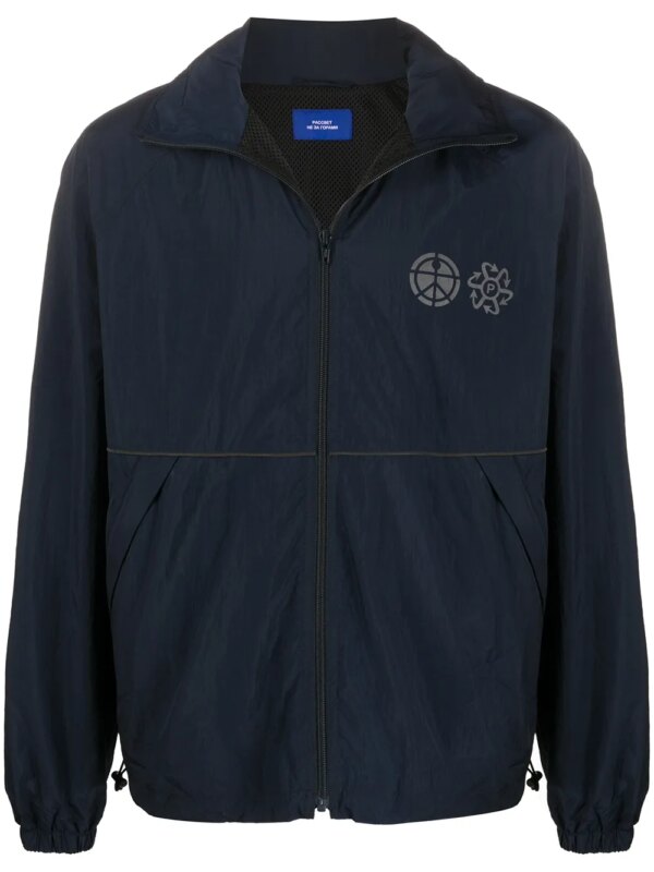 RASSVET veste zippée à capuche - Bleu