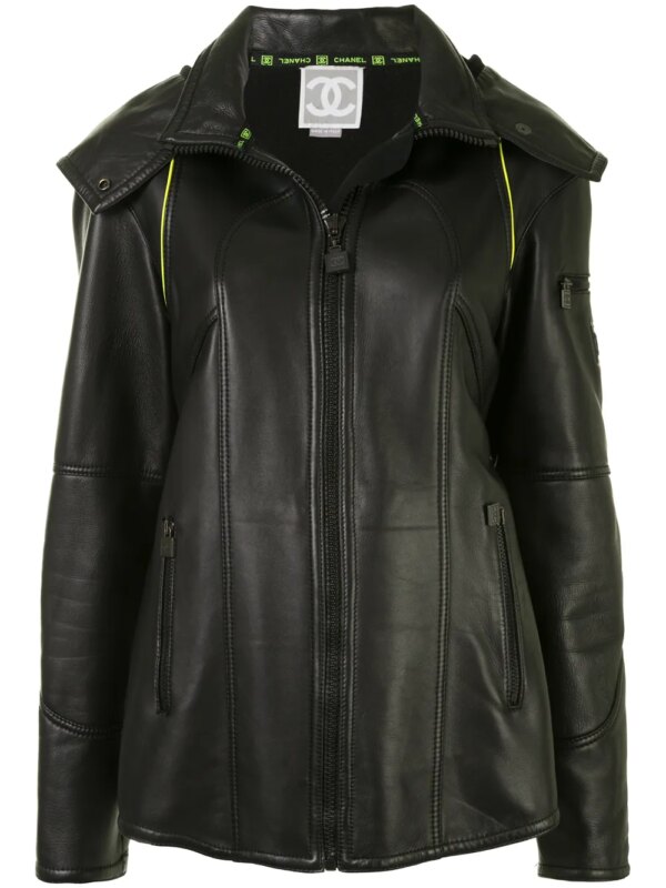 CHANEL Pre-Owned veste zippée Sport Line - Noir