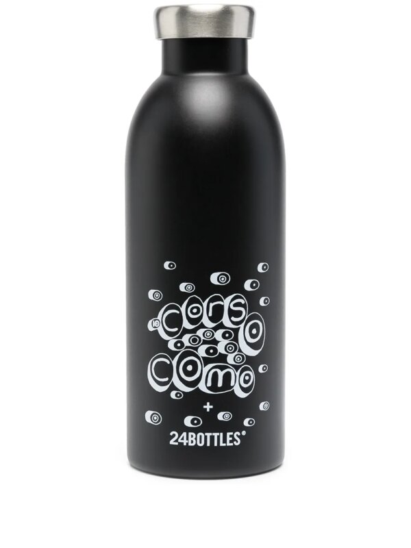 10 CORSO COMO x 24Bottles gourde à logo - Noir