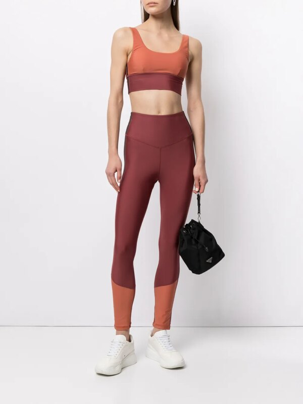 The Upside Tweekleurige sport-bh - Oranje