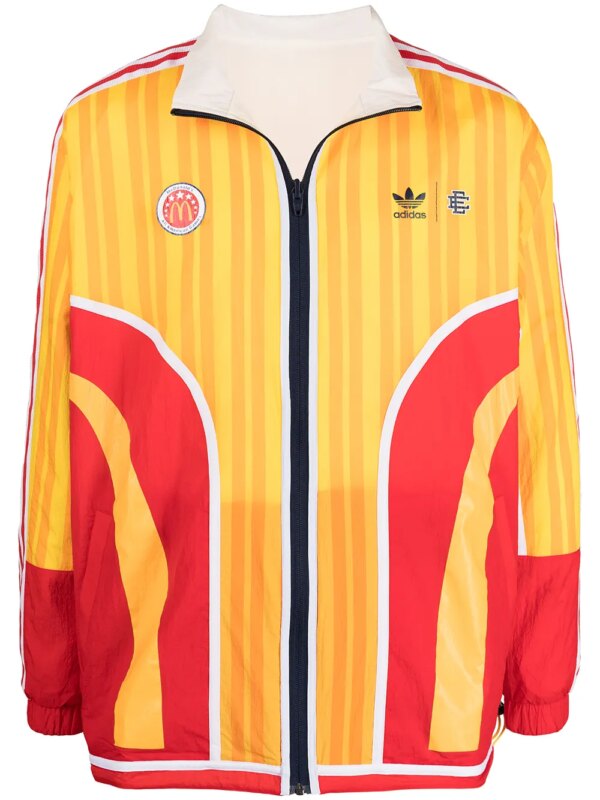 adidas veste zippée réversible - Jaune