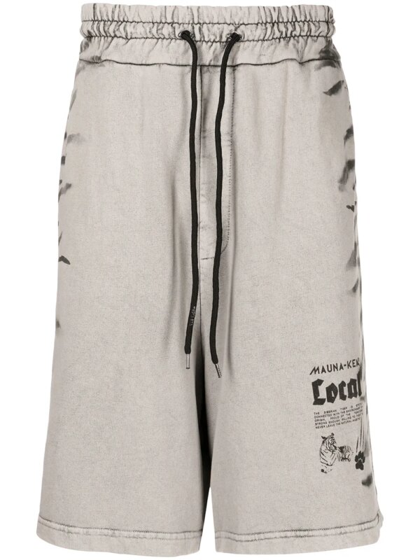 Mauna Kea short de jogging Tiger Basket - Blanc