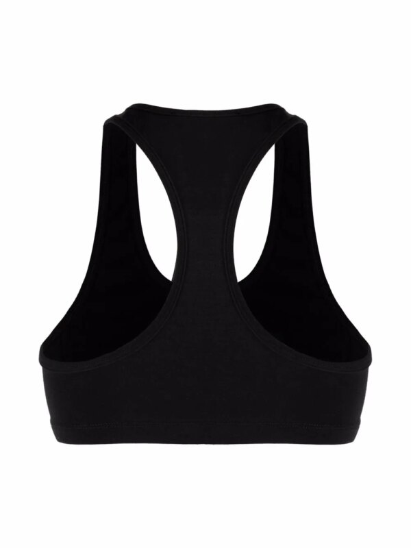 DSQUARED2 Sport-bh met logoprint - Zwart