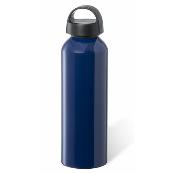 Bellatio Design Waterfles - donker blauw - aluminium - 800 ml