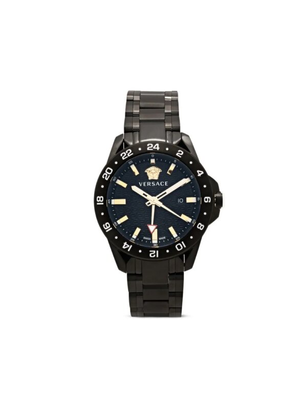 Versace montre Sport Tech GMT 45 mm - Noir