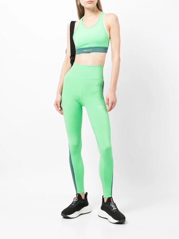 7 DAYS Active Sport-bh met colourblocking - Groen