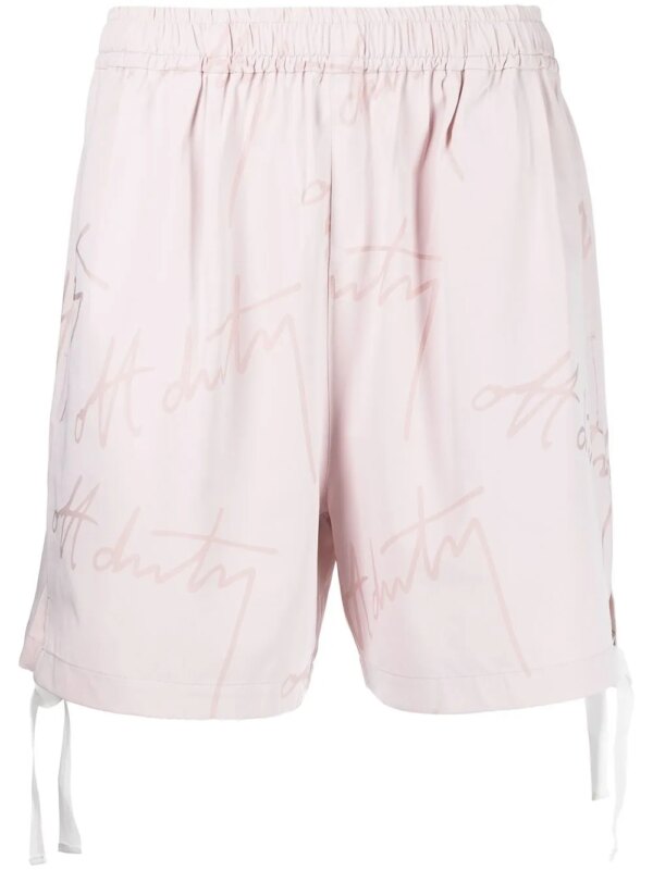 Off Duty short Role à détail de nœud - Tons neutres