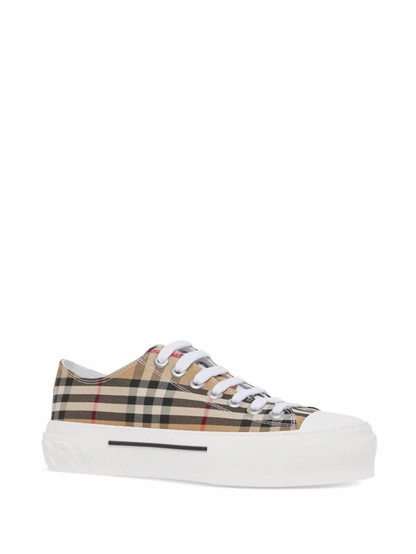 Burberry Vintage check katoenen sneakers - Beige