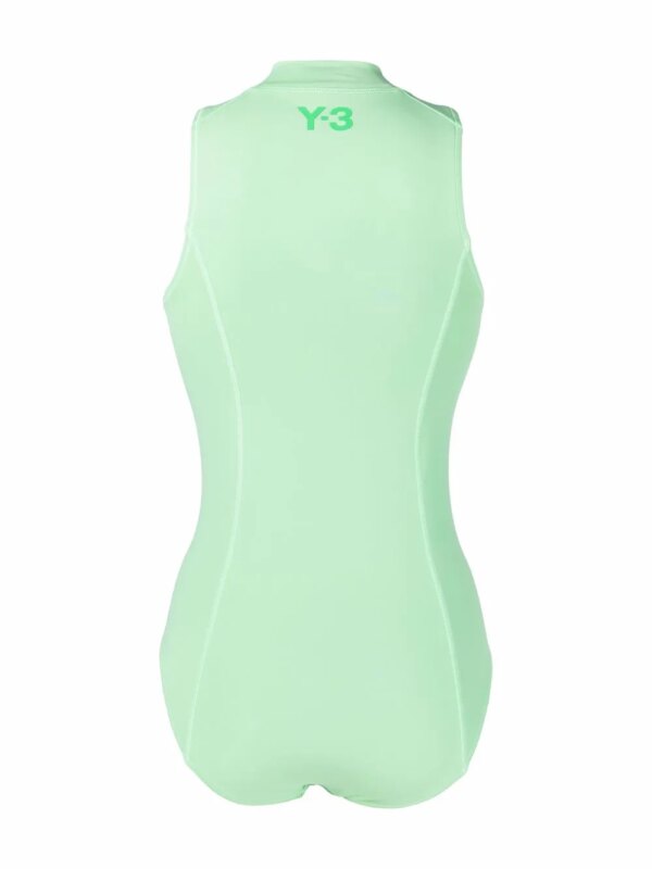 Y-3 Badpak met rits - Groen