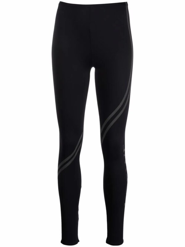 LOEWE legging à logo imprimé - Noir