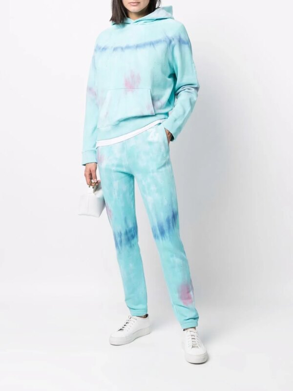 Zadig&Voltaire Hoodie met tie-dye print - Blauw