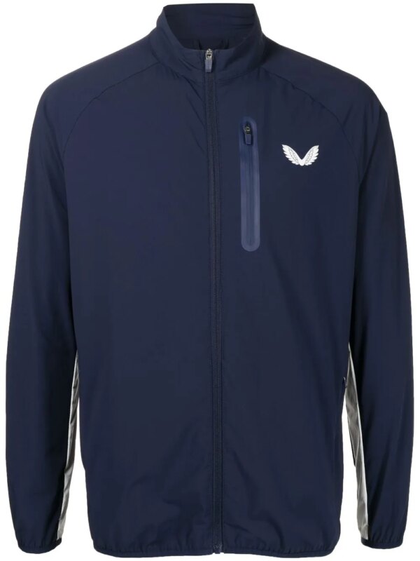 Castore veste légère à logo imprimé - Bleu