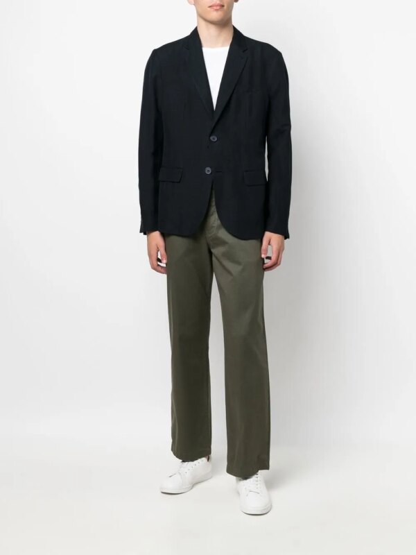 Armani Exchange Blazer met enkele rij knopen - Blauw