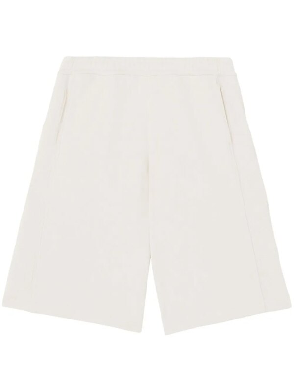 Burberry short de sport à logo embossé - Tons neutres