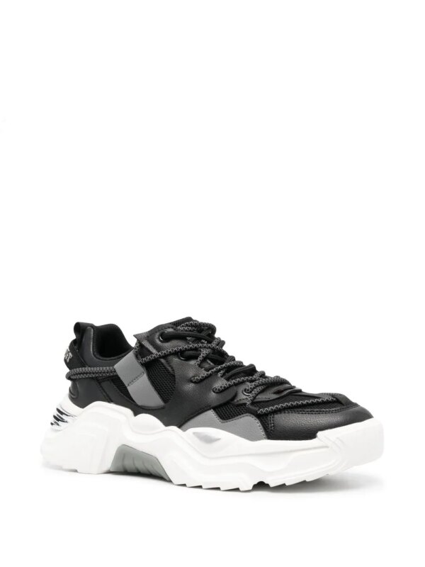 Plein Sport Runner sneakers met vlakken - Zwart