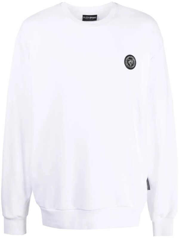 Plein Sport sweat à logo Statement imprimé - Blanc