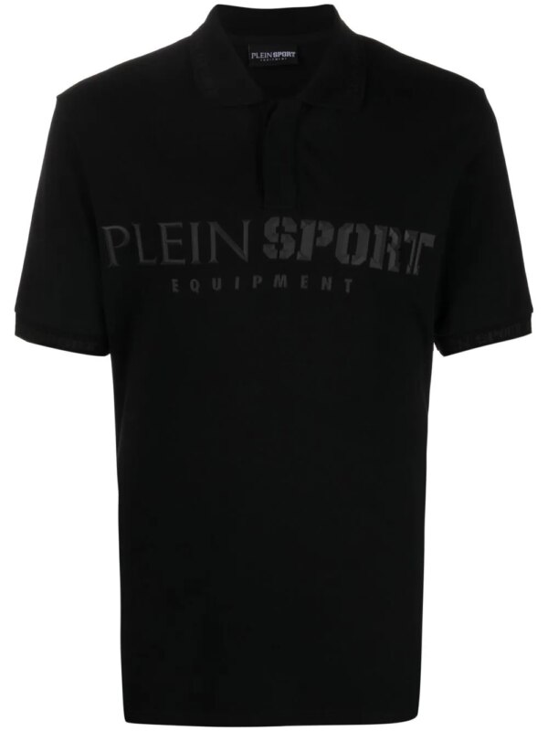 Plein Sport polo à manches courtes - Noir