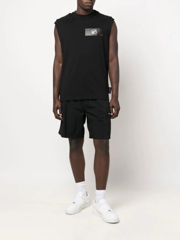 Plein Sport Tanktop met ronde hals - Zwart