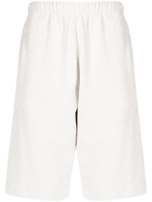Kenzo short de sport à logo brodé - Gris