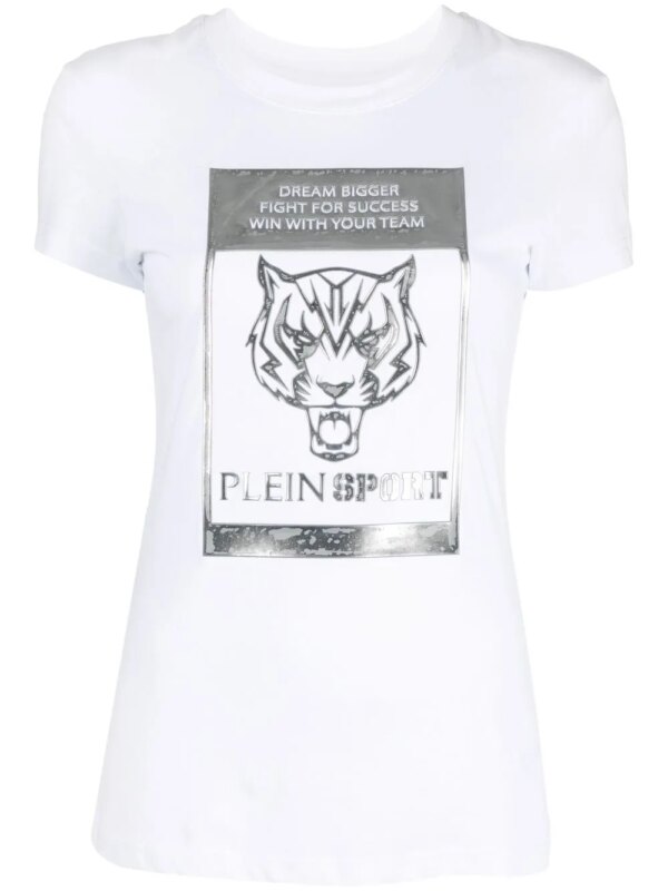 Plein Sport t-shirt Sexy Pure à logo - Blanc