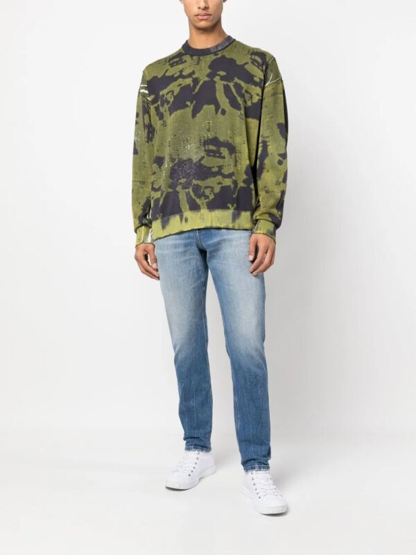 Diesel Jeans met toelopende pijpen - Blauw