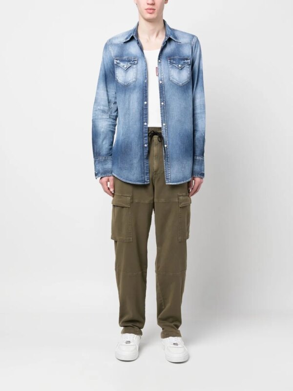 Diesel 2030 D-Krooley 068DY jeans - Groen