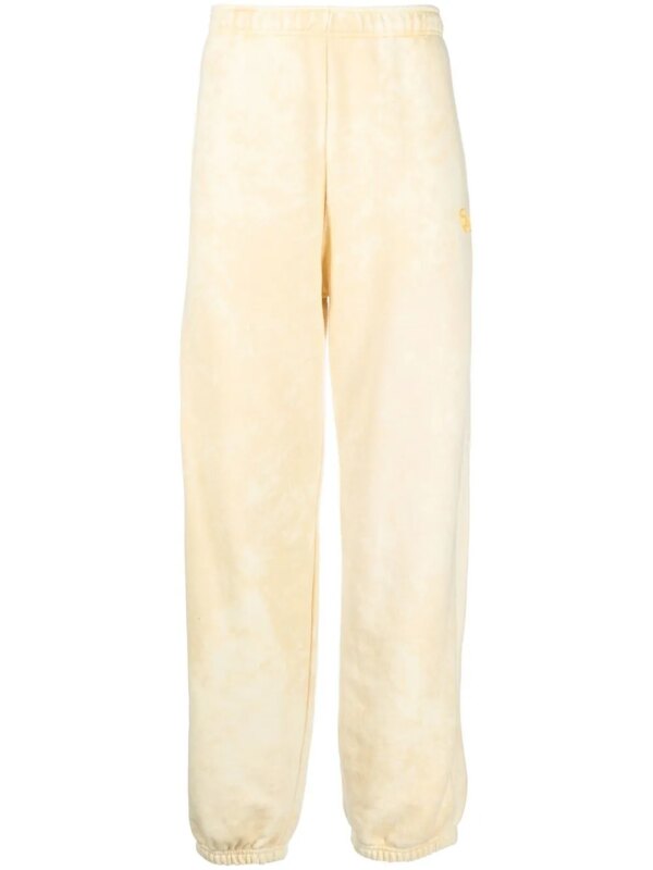 Diesel short de sport à logo embossé - Jaune