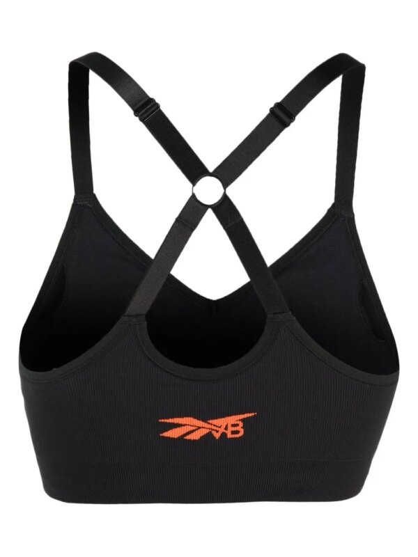 Reebok Bh met logoprint - Zwart