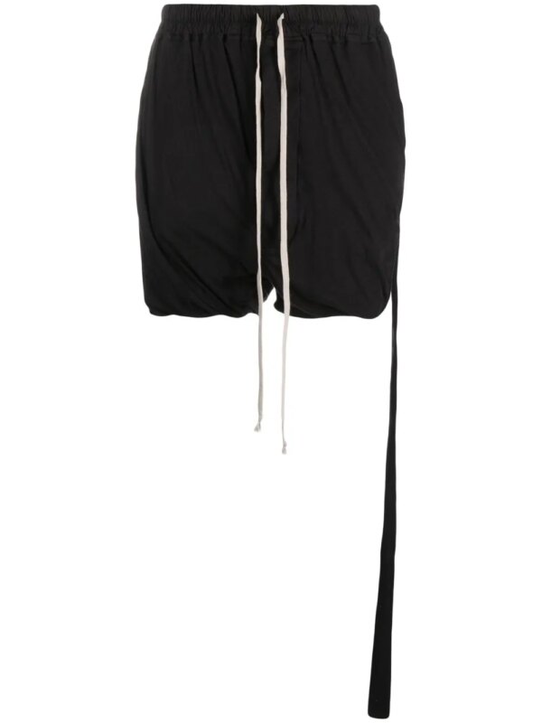 Rick Owens DRKSHDW short de sport à taille à lien de resserrage - Noir