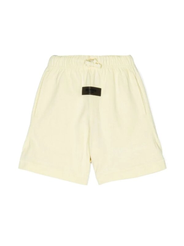 FEAR OF GOD ESSENTIALS short de sport à patch logo - Jaune