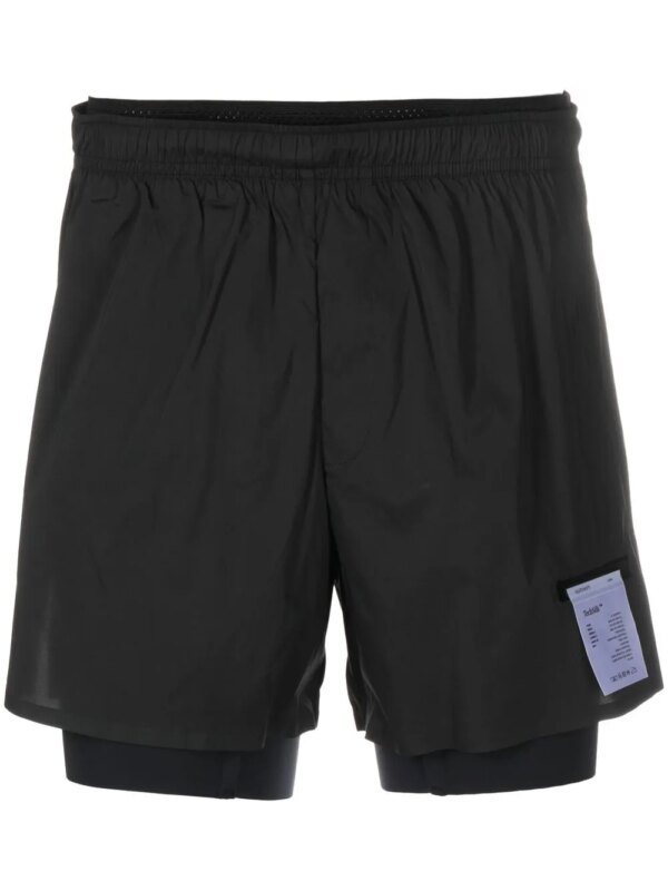 Satisfy "short de sport TechSilk™ 8""" - Noir