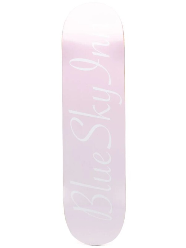 BLUE SKY INN planche de skateboard à logo imprimé - Tons neutres