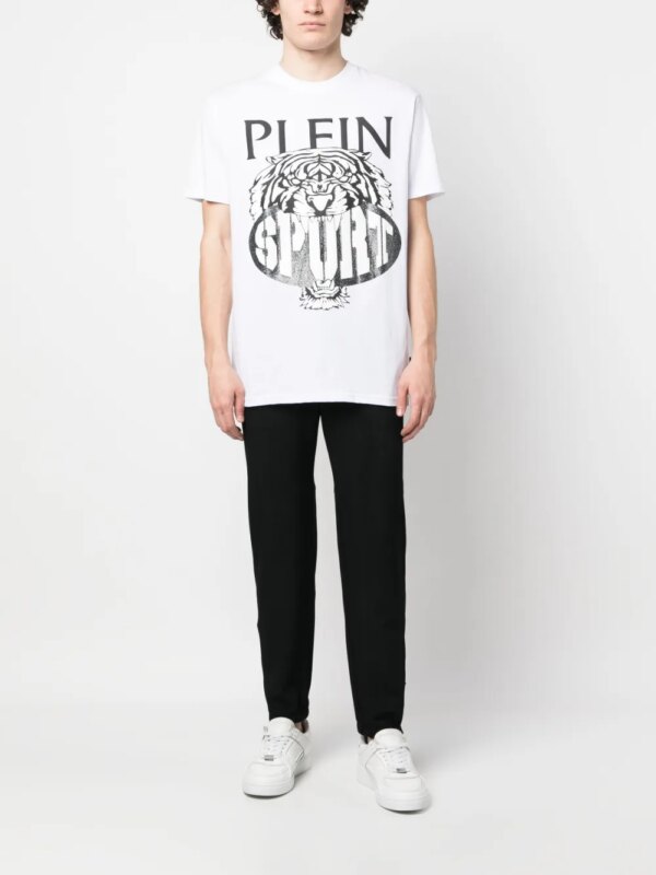 Plein Sport T-shirt met ronde hals - Wit