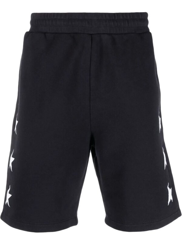 Golden Goose short de bain imprimé à lien de resserrage - Bleu