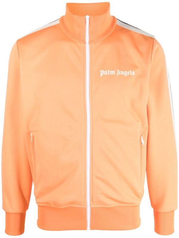 Palm Angels veste de sport à logo imprimé - Orange