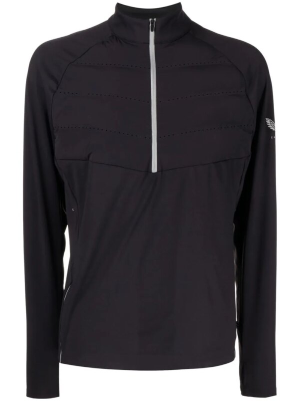 Castore hoodie zippé à logo imprimé - Noir