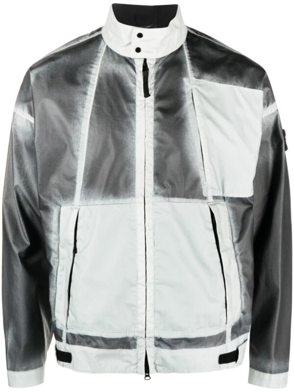 Stone Island coupe-vent Mussola Gommata-TC - Gris