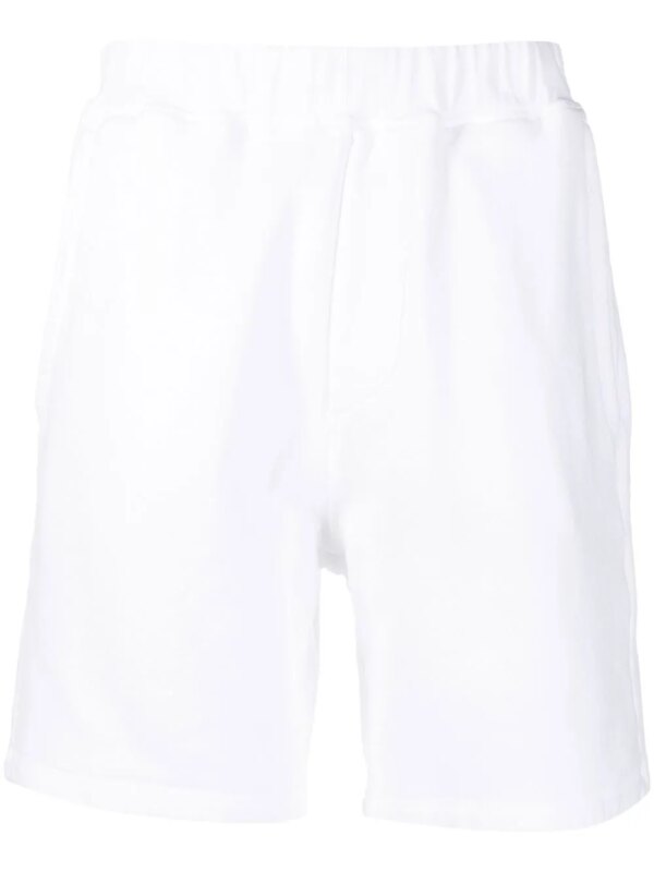 DSQUARED2 short en coton à logo imprimé - Blanc