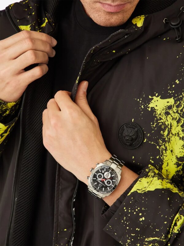 Plein Sport Wildcat Chronograph horloge - Zilver